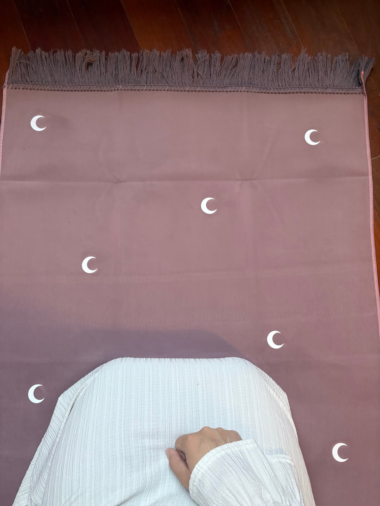 Tapis de prière personnalisé en velours