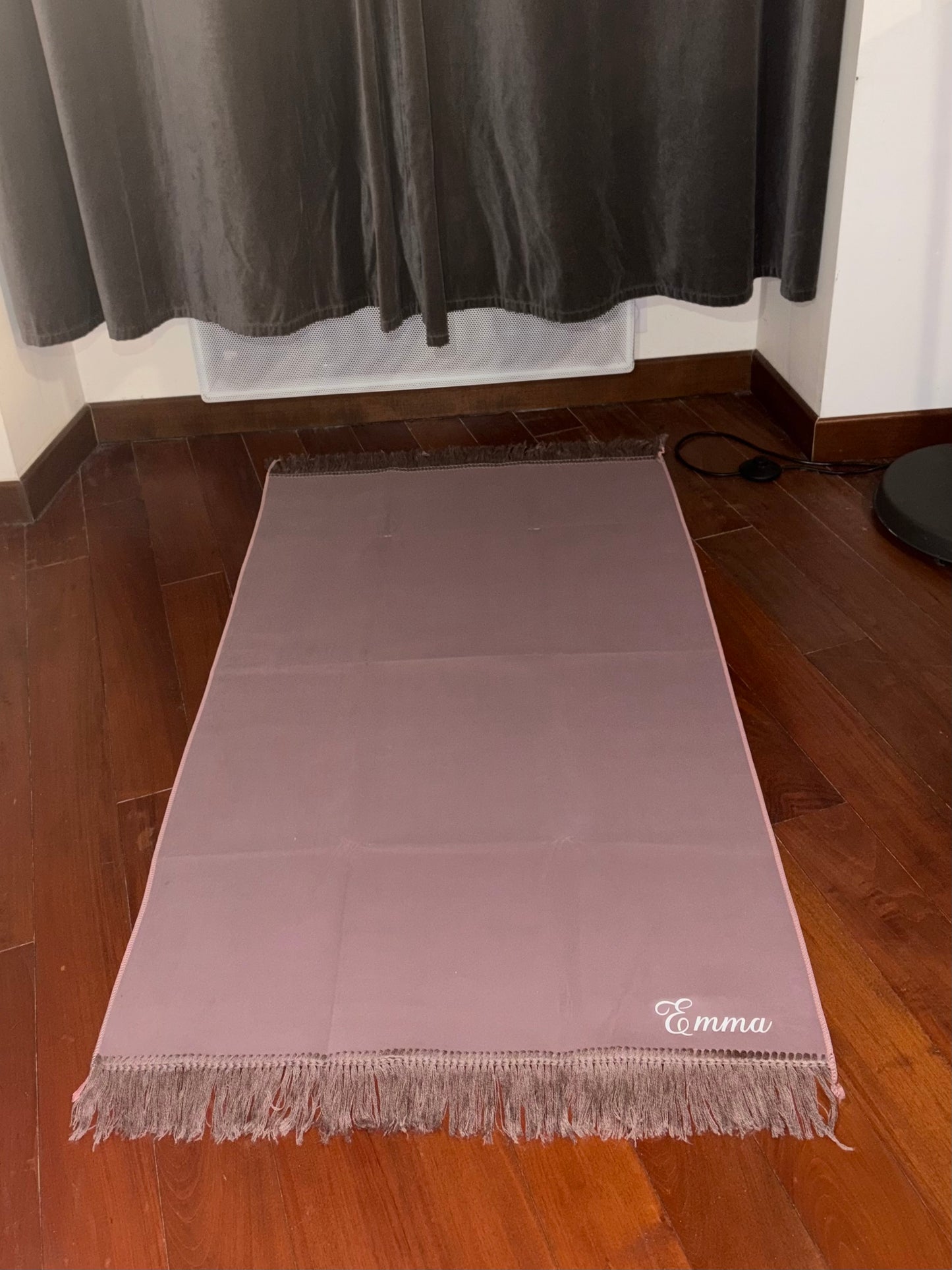 Tapis de prière personnalisé en velours