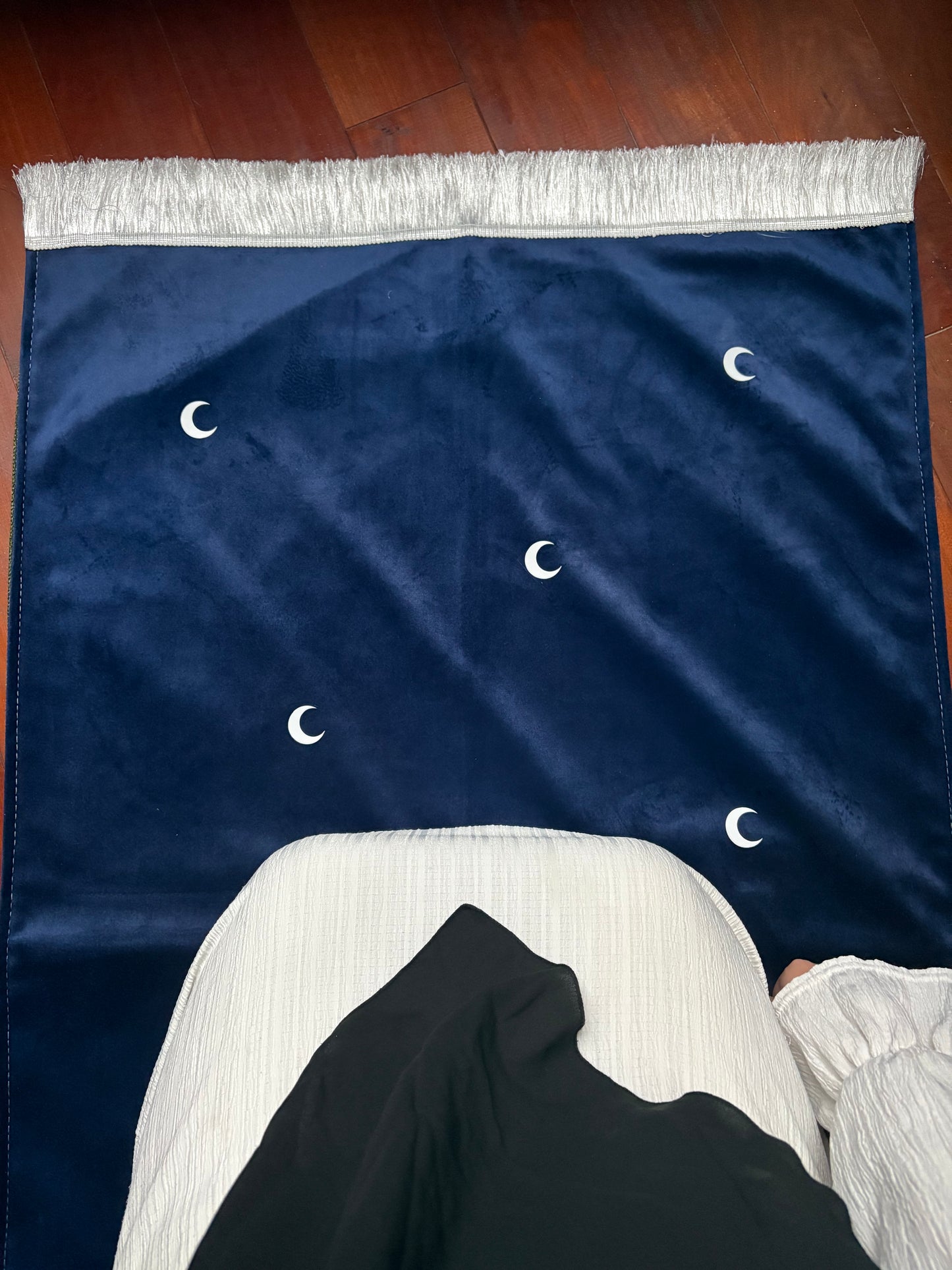 Tapis de prière personnalisé en velours