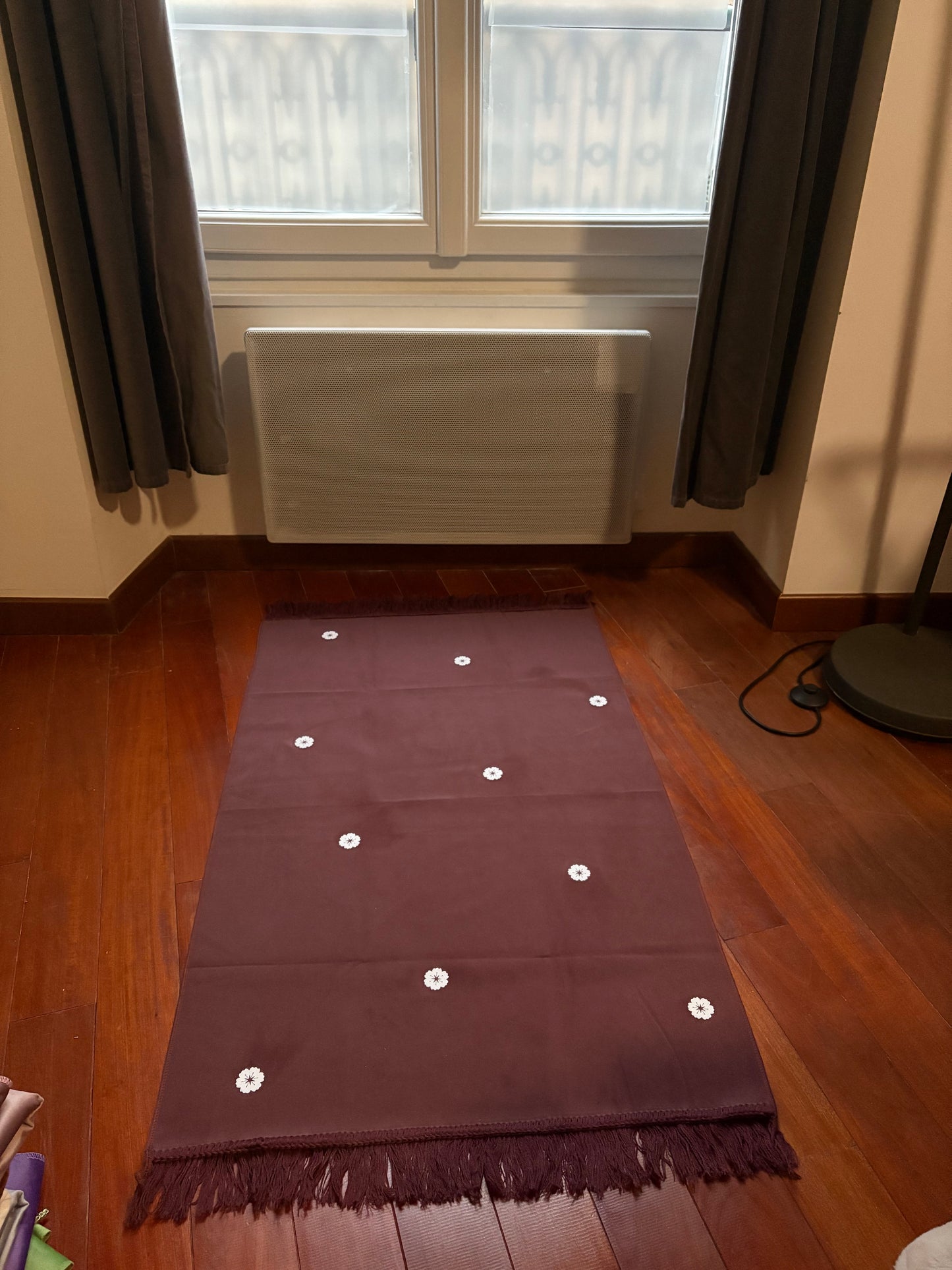 Tapis de prière personnalisé en velours
