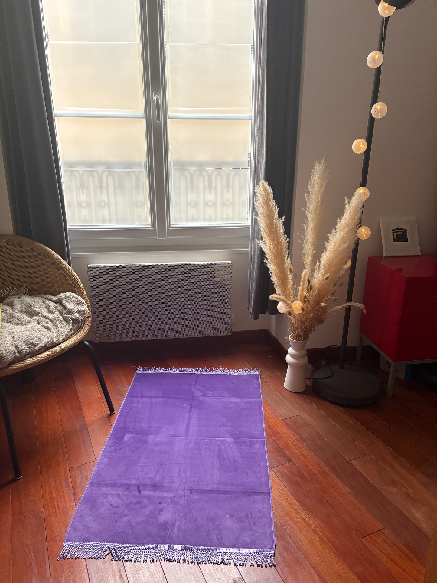 Tapis de prière personnalisé en velours